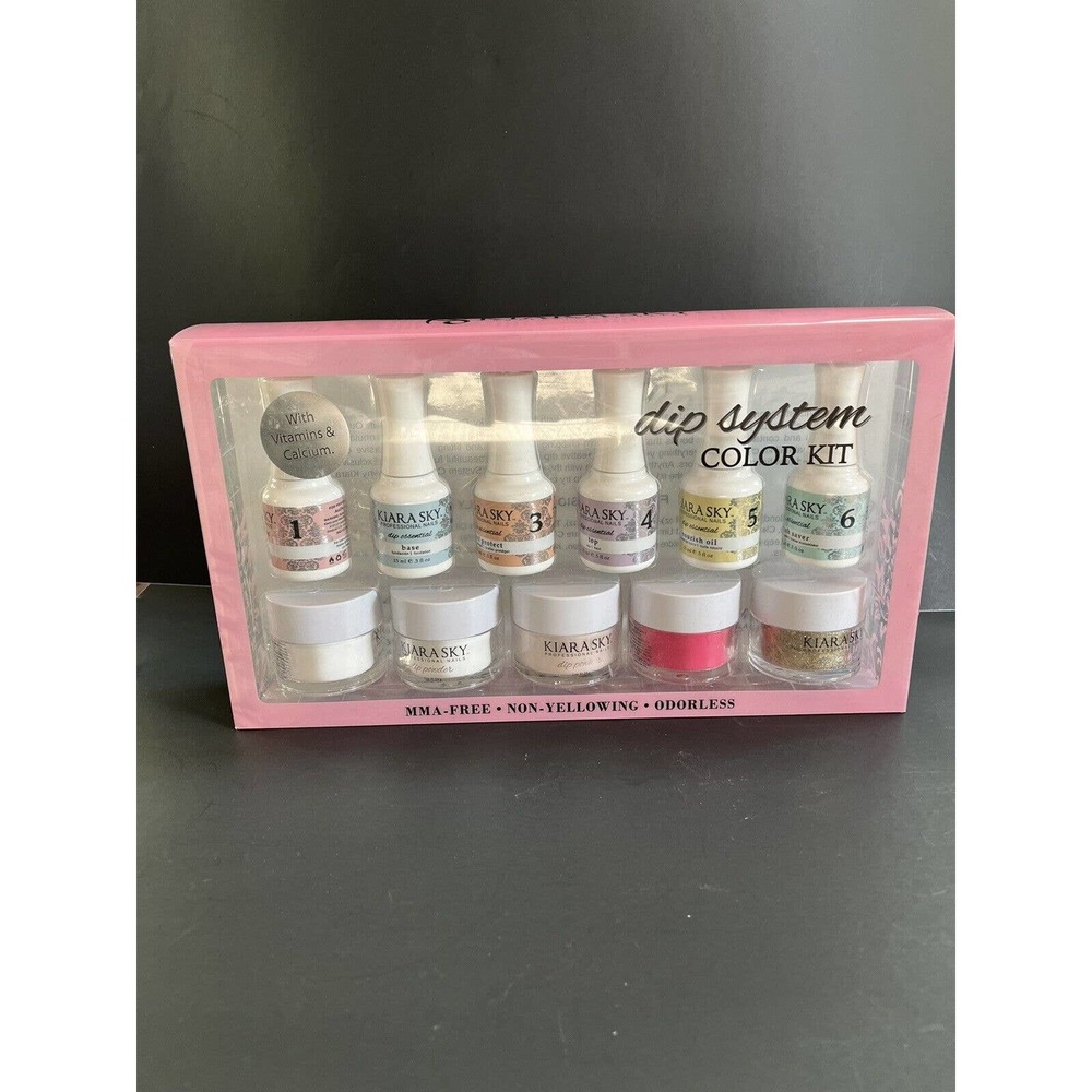 Kiara Sky Dipping Powder System Color Kit New